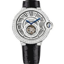 Cartier Ballon Bleu Tourbillon White Gold Diamond Watch HPI00258