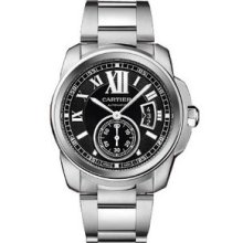 Cartier Calibre Automatic Steel Watch W7100016
