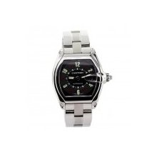 Cartier Gents Stainless Steel Black Dial Roadster Watch