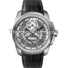 Cartier Men's Calibre De Cartier Silver Dial Watch W7100030