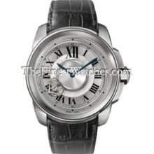 Cartier Men's Calibre De Cartier Silver Dial Watch W7100028