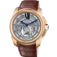 Cartier Men's Calibre De Cartier Silver Dial Watch W7100002