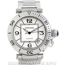 Cartier Pasha Seatimer Steel Watch W31080M7