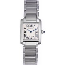 Cartier Tank Francaise Ladies Steel Watch W51008Q3
