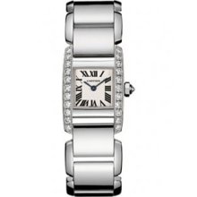 Cartier Tankissime Diamond Case White Gold On Bracelet, Ref We70039h