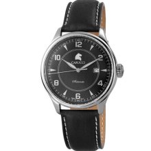 Carucci Black Watch Ancona, Classic Watch With Swiss Eta 2824-2 Movement, Ã˜43mm,