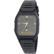 Casio Analog Digital Mens Watch Dual Time Aw48he-8a