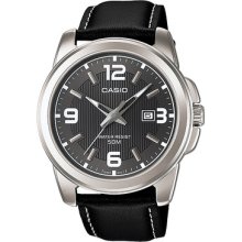 Casio Analog Leather Watch Date Mtp-1314l-8av Quartz Gents Classic Mtp-1314