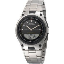 Casio AW80D-1A Men's Sports Ana-Digi Black Dial Illuminator Databank S