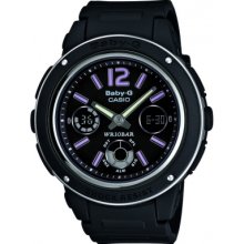 Casio Baby-g Bga-150-1ber Digital And Analogue Watch