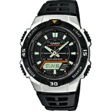 Casio Collection Men's Solar Collection Analogue-Digital Quartz Watch Aq-S800w-1Evef