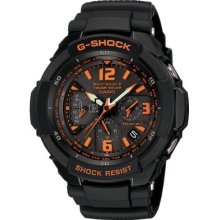 Casio G-shock Aviation Gw3000b-1a 200m Watch Multi Band 6 Tough Solar Orange