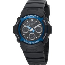 Casio G-shock Black Resin Band Analog Digital Men's Sport Watch Aw591-2