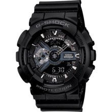 Casio G-shock Black Resin Band Analog Digital Mens Sport Watch Ga110-1
