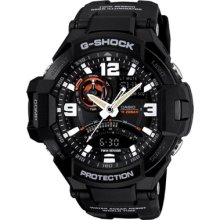 Casio G-shock Ga-1000-1ajf Sky Cockpit Black Analog Digital Watch From Japan