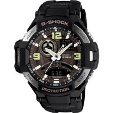 Casio G-shock Ga-1000-1bjf Sky Cockpit Black Analog Digital Watch From Japan