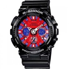 Casio G-shock Ga-120b-1ajf Ga-120b World Time Black Analog Digital Sports Watch