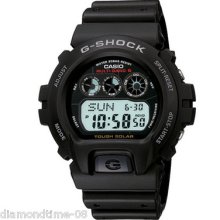 Casio G-shock Tough Solar Atomic Black Digital Men's Watch Gw6900-1