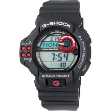 Casio GDF100-1A Men's G-Shock World Timer Black Resin Watch