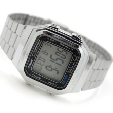 Casio Illuminator Retro Vintage Silver Digital Watch A178 A178wga A178wa-1a