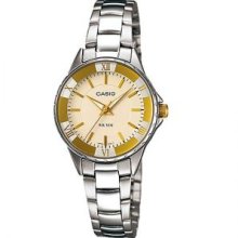 Casio Ladies Analog Ion Plated Dress Watch LTP-1360D-9AV LTP1360D