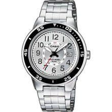 Casio Ladies Quartz Fashion Silver Dial Dress Watch Ltp-1298d-7bdf
