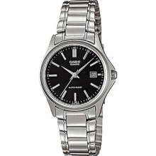 Casio Ltp1183a-1a Women's Metal Fashion With Date Black Dial Analog Watch