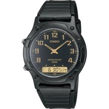 Casio Men's Aw49h 1bv Ana Digi Dual Time Watch Wrist Watches Sport