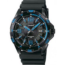 Casio Men's Black Analog Watch Mtd-1065b-1 Mtd-1065b-1a1