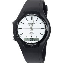 Casio Men's Classic Black Analog-Digital Combination Watch
