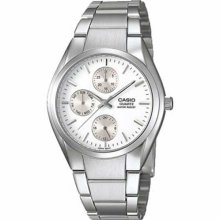 Casio Men's Core MTP1191A-7A Silver Stainless-Steel Quartz Watch ...