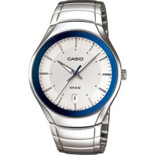 Casio Men's Core MTP1325D-7A1V Silver Stainless-Steel Quartz Watc ...