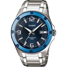 Casio Men's Core MTP1346D-2AV Silver Stainless-Steel Quartz Watch ...