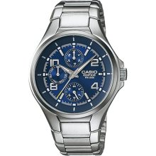 Casio Men's Edifice EF316D-2AV Silver Stainless-Steel Quartz Watc ...