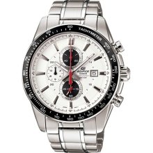 Casio Men's Edifice EF547D-7A1V Silver Stainless-Steel Quartz Wat ...