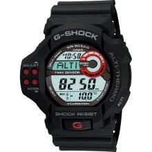 Casio Mens G-Shock Multi-Function Watch w/Digital Dial and Black Expansion Band