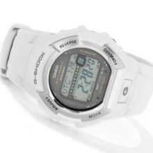 Casio Men's G Shock Solar Quartz Dual Time Strap Watch WHITE