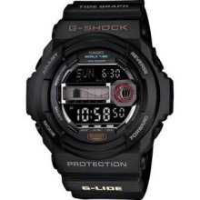 Casio Men's Glx150-1 G-shock Multi-function Black Resin Digital Watch