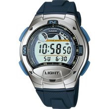 Casio Men's W753-2AV Blue Resin Quartz Watch with Digital Dial ...