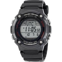 Casio Men's WS200H-1BV Black Resin Quartz Watch with Digital Dial ...