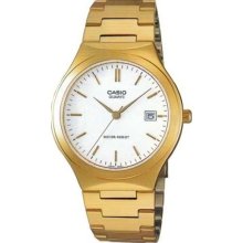 Casio MTP1170N-7A Mens Gold Tone Stainless Steel Analog Dress Watch Date New