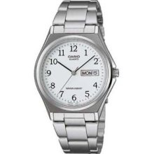 Casio Mtp1240d-7bv Men's Metal Fashion Easy Reader Analog Day Date Watch