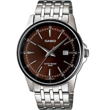 Casio Quartz Mens Dress Brown Dial Watch Mtp-1344ad-5a1v Mtp1344ad