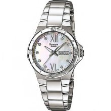 Casio Sheen Fashion Ladies Dress Watch She-4022d-7adr She-4022d-7