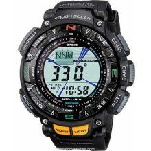 Casio Solar Triple Sensor Pathfinder Black Resin World Time PAG240-1