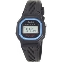 Casio Women's Daily Alarm Digital Watch, Black