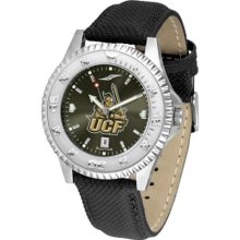 Central Florida Golden Knights UCF Mens Leather Anochrome Watch