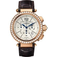 Certified Pre-Owned Cartier Pasha 42mm Chrono Diamond Watch WJ120951