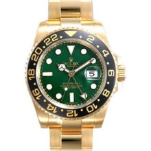 Certified Pre-Owned Rolex GMT Master 2 Mens Gold Watch 116718