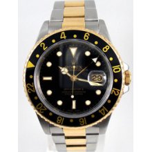 Certified Pre-Owned Rolex GMT Master 2 Mens Two-Tone Watch 16713